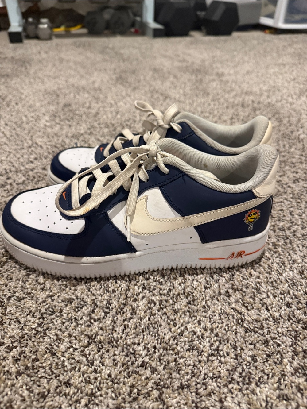 Nike Kids Air Force One Sneakers, size 4.5